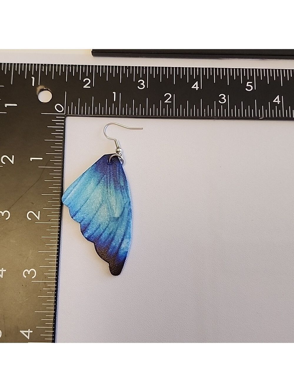 BUTTERFLY Earrings Butterfly Wing Spring Summer Fall - Picture 2 of 2